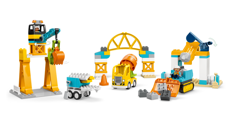 LEGO DUPLO 3 in 1 construction set with vehicles (British brand)