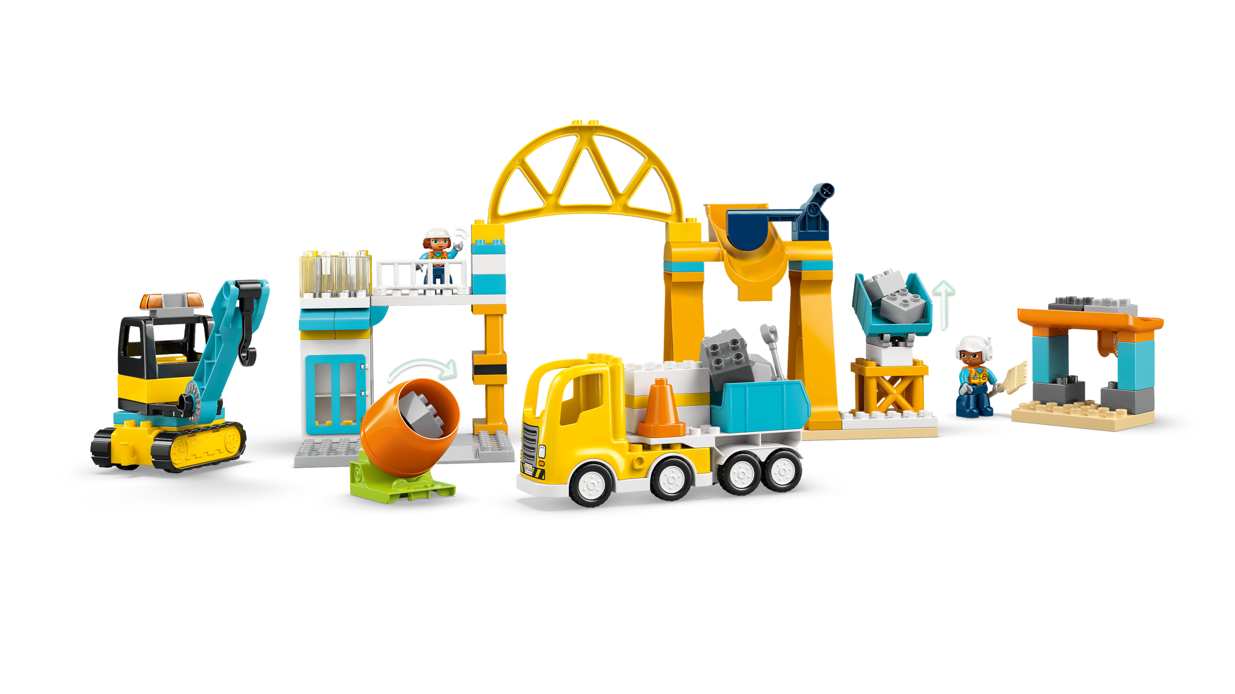 LEGO DUPLO 3 in 1 construction set with vehicles (British brand)
