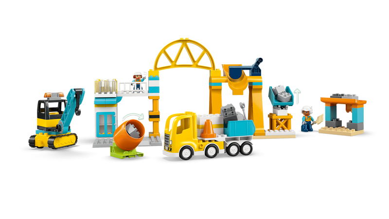 LEGO DUPLO 3 in 1 construction set with vehicles (British brand)