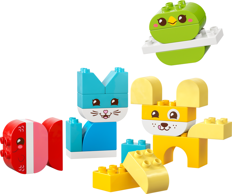 LEGO DUPLO Creative Cute Pets building set 24 pieces (British brand)