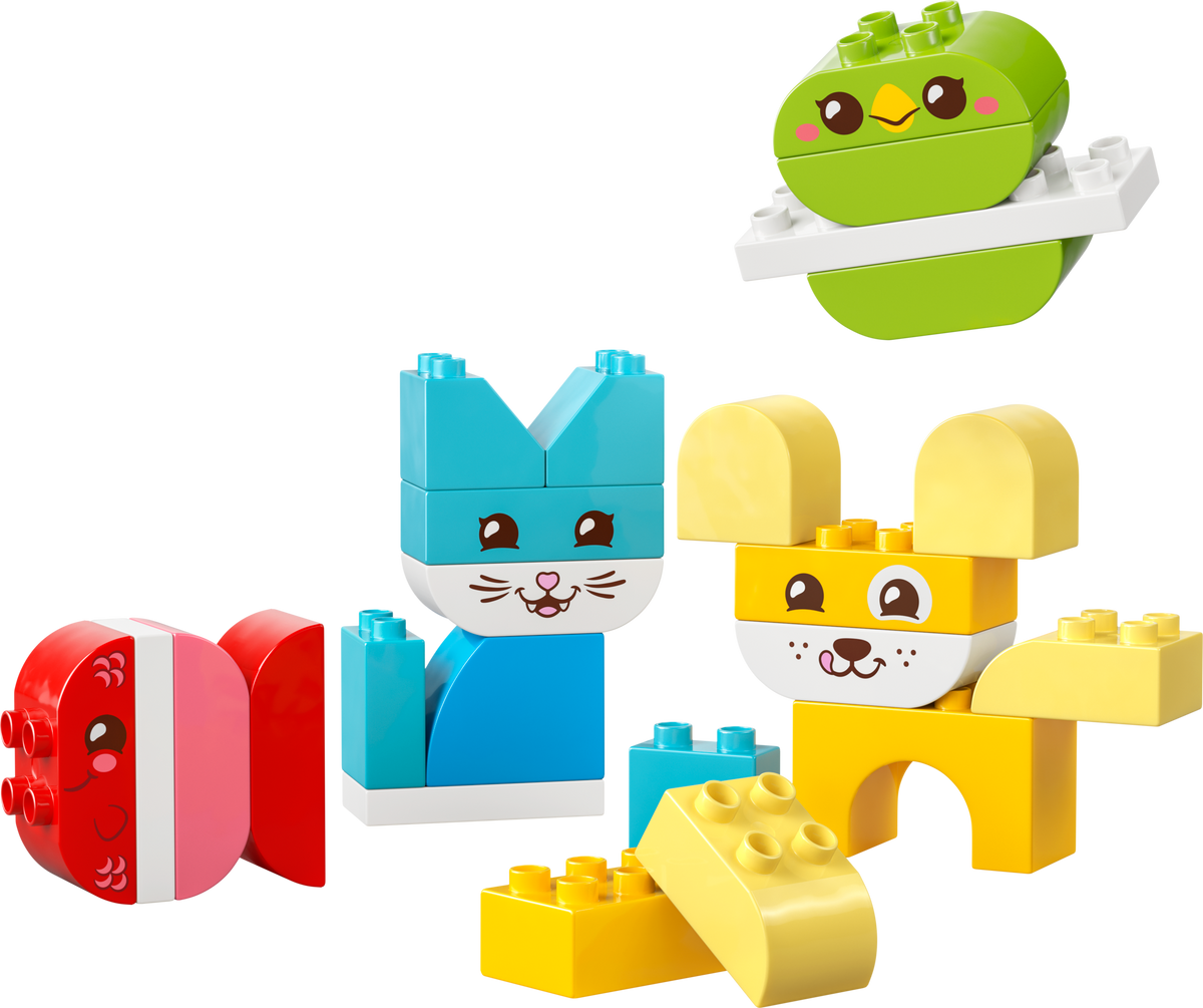 LEGO DUPLO Creative Cute Pets building set 24 pieces (British brand)