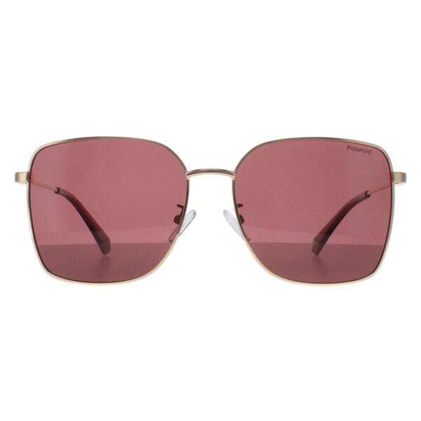 Polaroid PLD 4158 gold polarized women sunglasses, imported from the UK