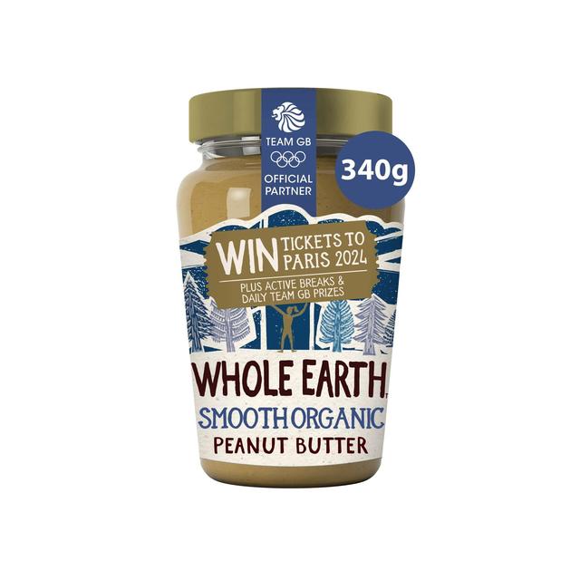 Whole Earth Organic Smooth Peanut Butter   340g