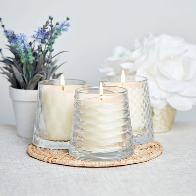 Costco UK Torc Fragranced Textured Glass Candles 3 Pack- Buy online at McGrocer