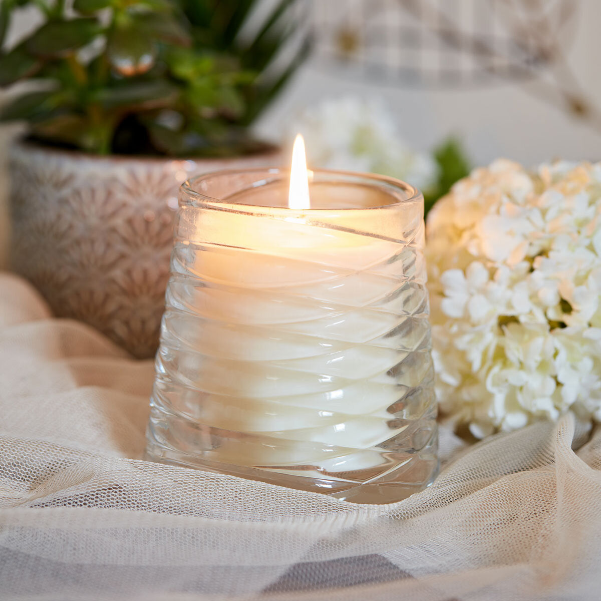 Torc fragranced glass candles 3 pack - British product