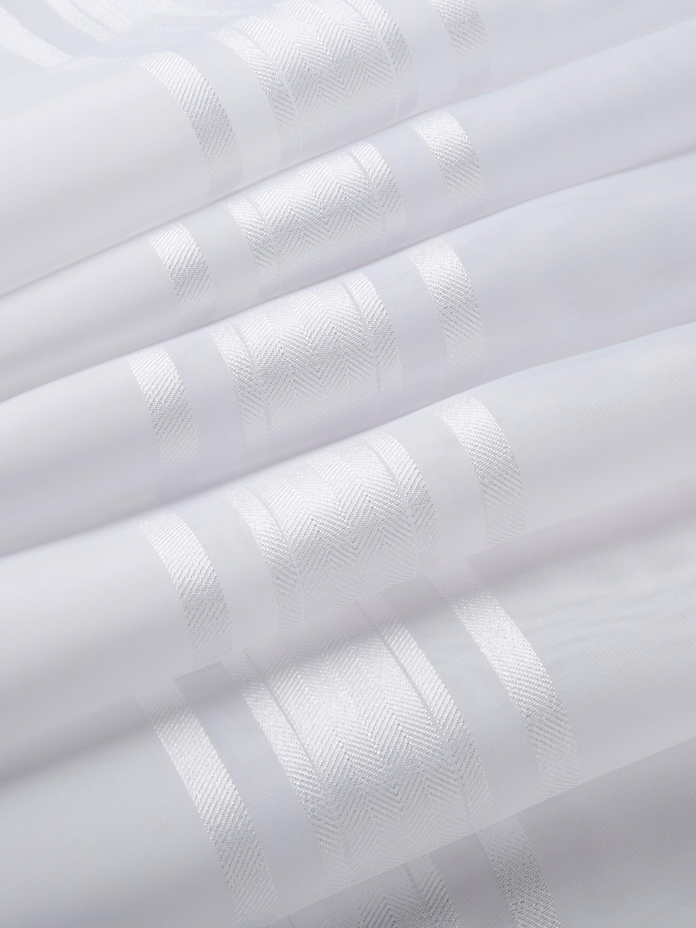 Deyron Morven Voile Stoff weiß - Britisches Produkt