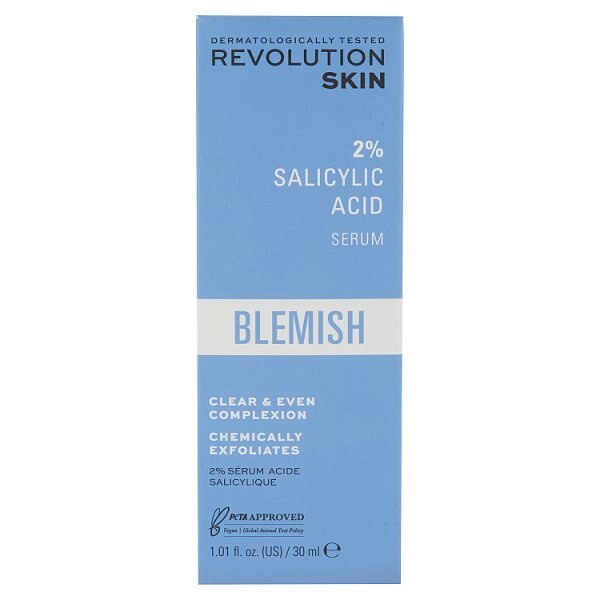 Revolution Skincare Blemish Serum 2% Salicylic Acid 30Ml GOODS Superdrug   