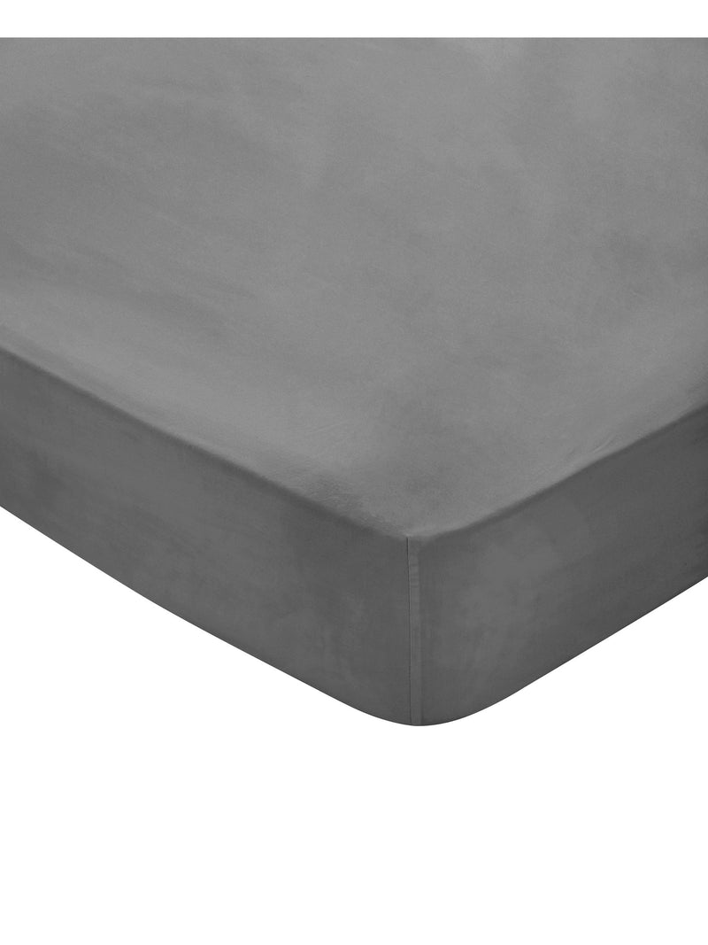 Bedeck of Belfast Charcoal fitted sheet - British product