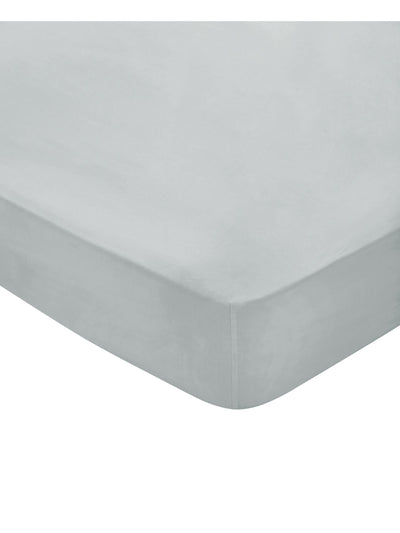 Drap-housse de lit extensible 300 fils en coton Bedeck of Belfast Silver Next - Achetez en ligne sur McGrocer