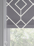 Next grey Lattice Geo roller blind, UK version
