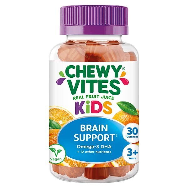 Chewy Vites Brain Support Omega 3 DHA - 30 Gummies