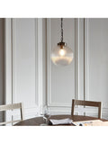 Gallery Home brass Rejjie pendant ceiling light 25cm (British brand)