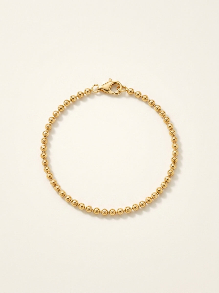 Cartier small 18ct yellow-gold bracelet 6.4mm chain width, UK version