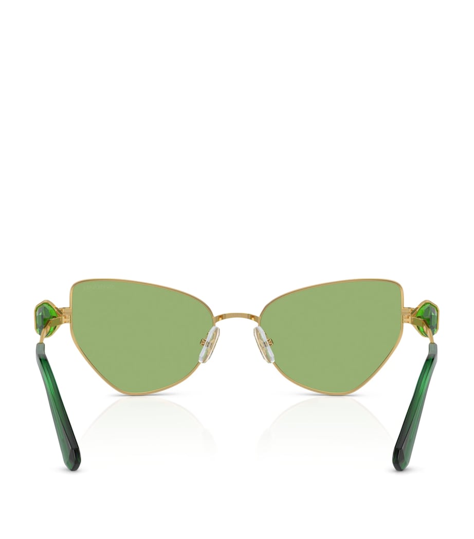 Swarovski cat-eye sunglasses crystal embellished - British product