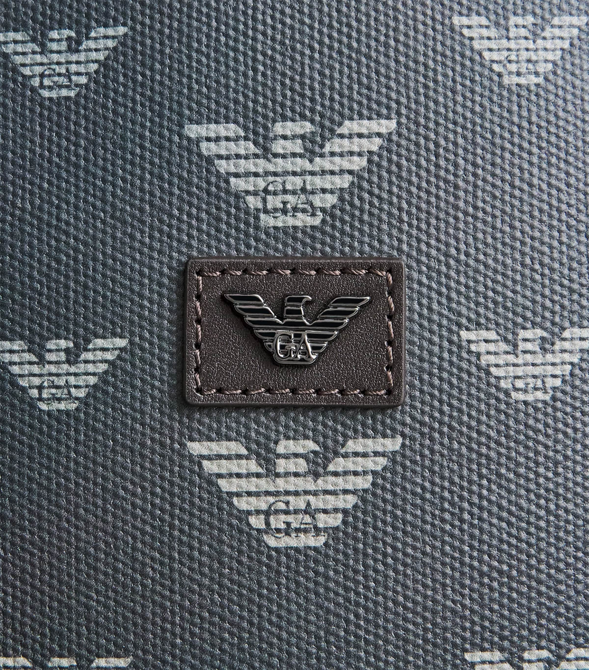 Emporio Armani Eagle backpack coated canvas - British product
