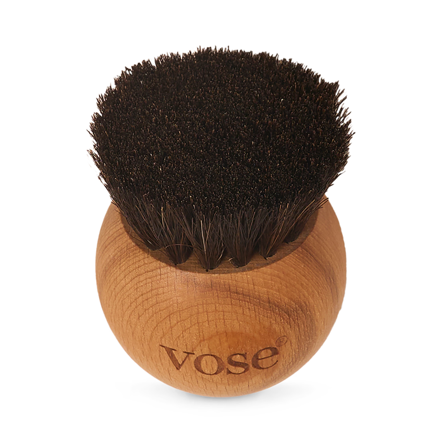 Horsehair ball dry face brush with natural bristles, UK version