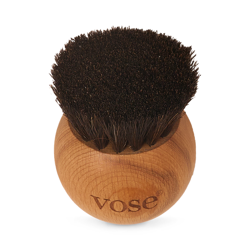 Horsehair ball dry face brush with natural bristles, UK version