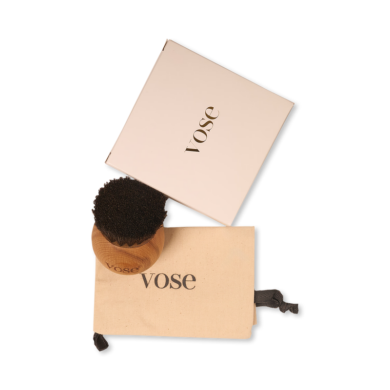 Horsehair ball dry face brush with natural bristles, UK version