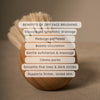 Horsehair ball dry face brush with natural bristles, UK version