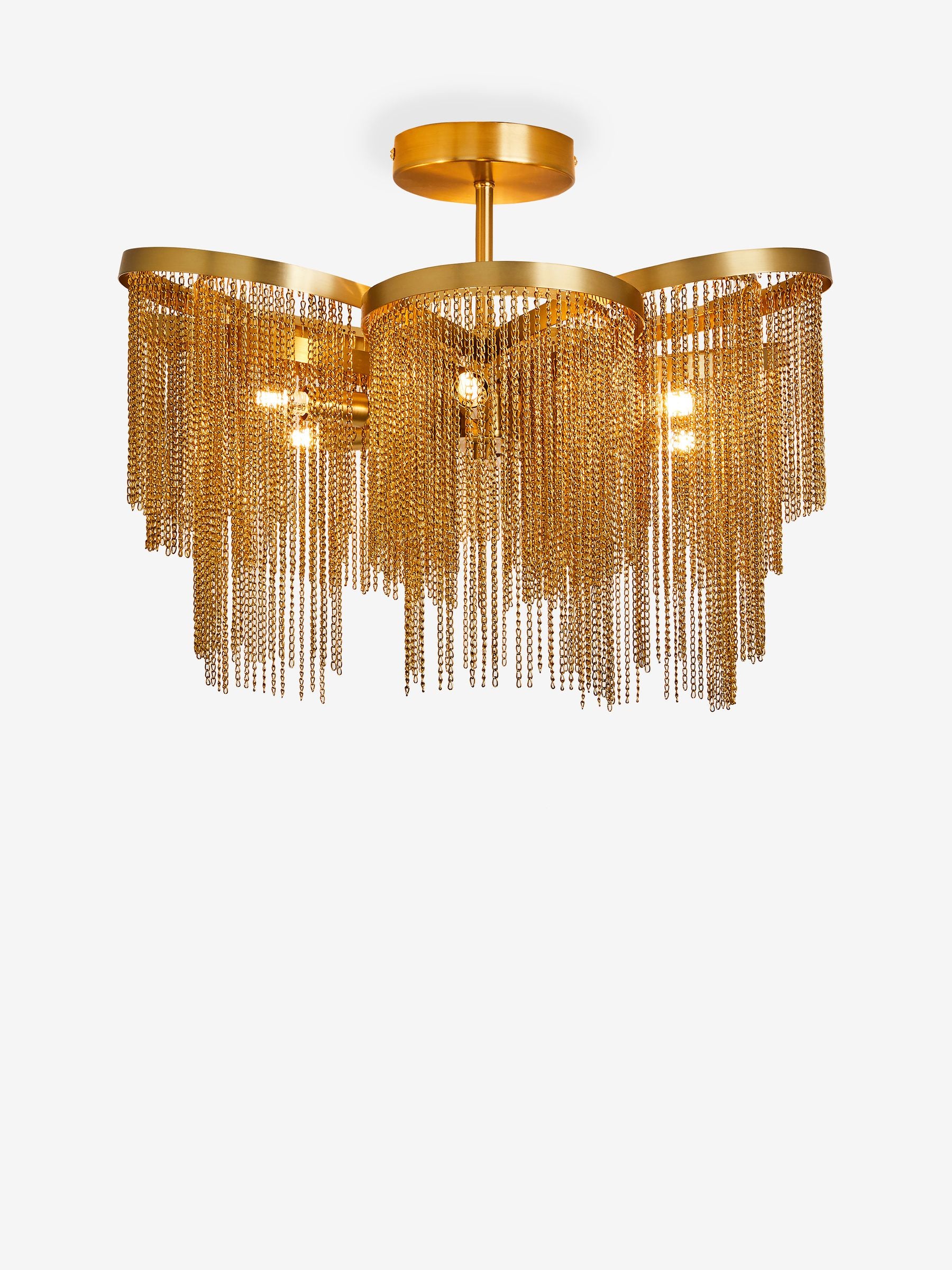 Clarke and Clarke gold Marseille chandelier - British product