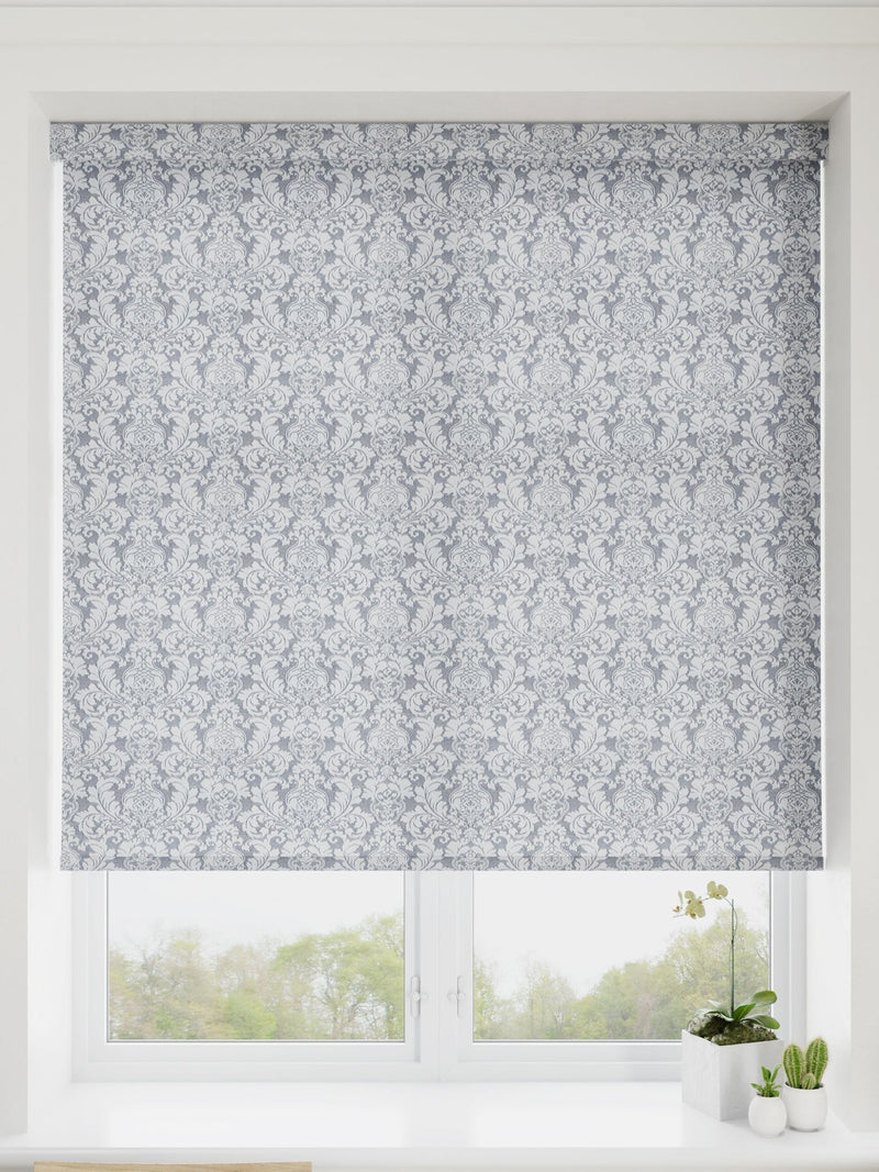 Farrell made to measure roller blind grey, imported from the UK