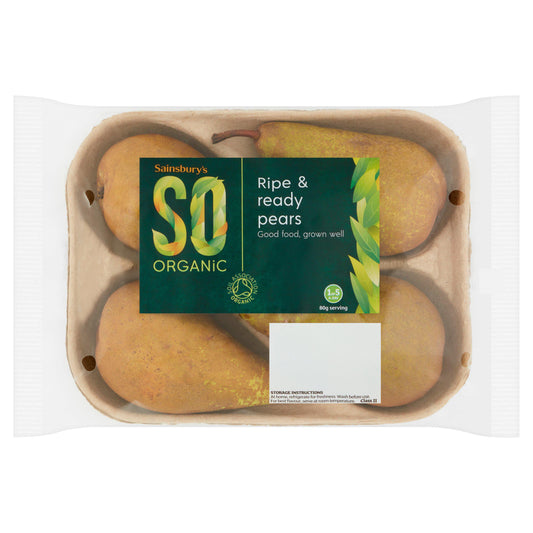 Sainsbury's Ripe & Ready Pears, So Organic GOODS Sainsburys   