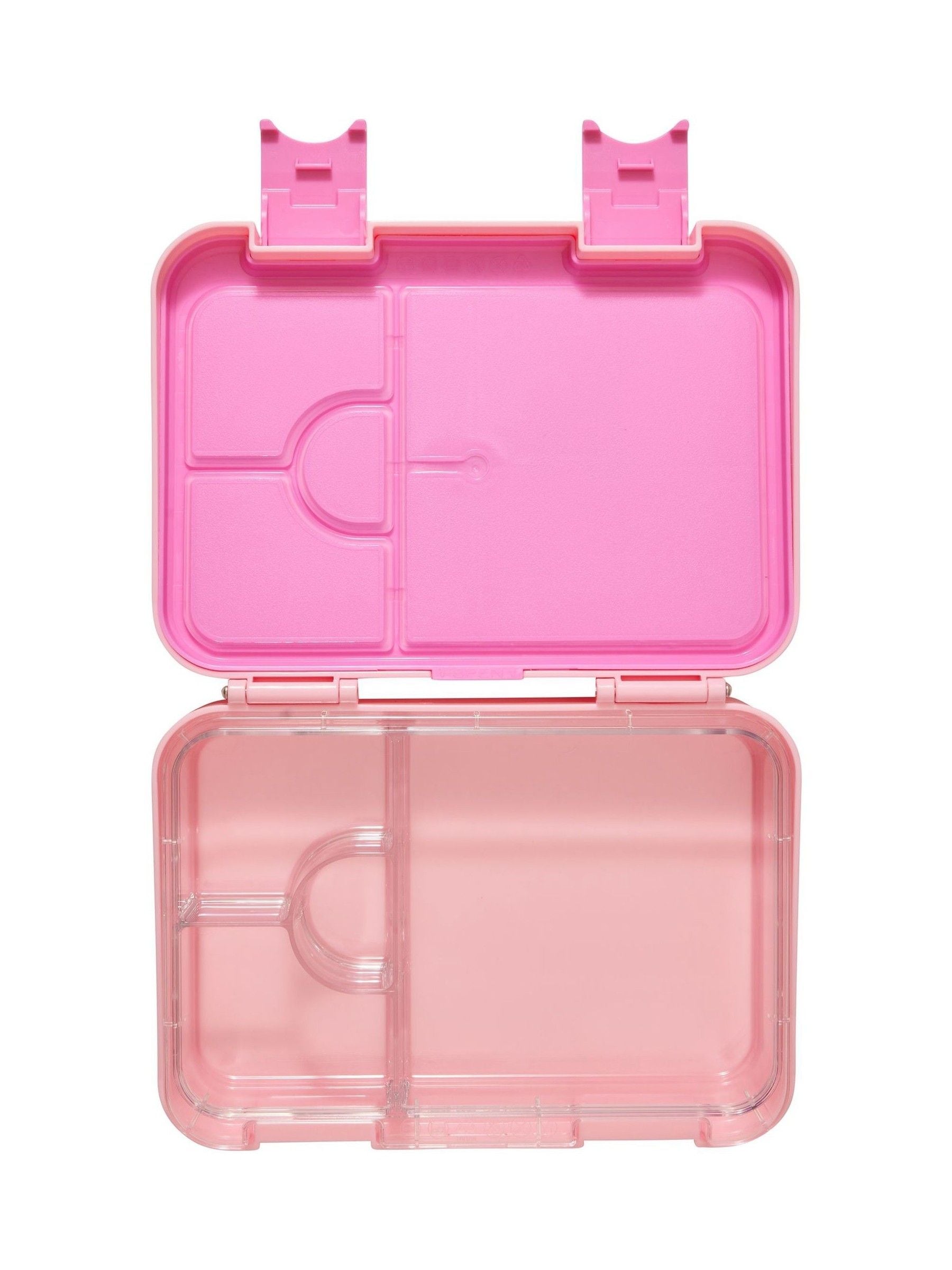Smiggle pink wildflower medium bento lunchbox with compartments - British product