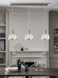 Brushed Nickel Gloucester 3 Light Pendant Ceiling Light