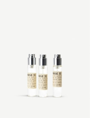 Le Labo Rose 31 eau de parfum travel refills 3x10ml, UK version