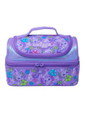 Smiggle Purple Realm double decker lunchbox insulated lining - British product