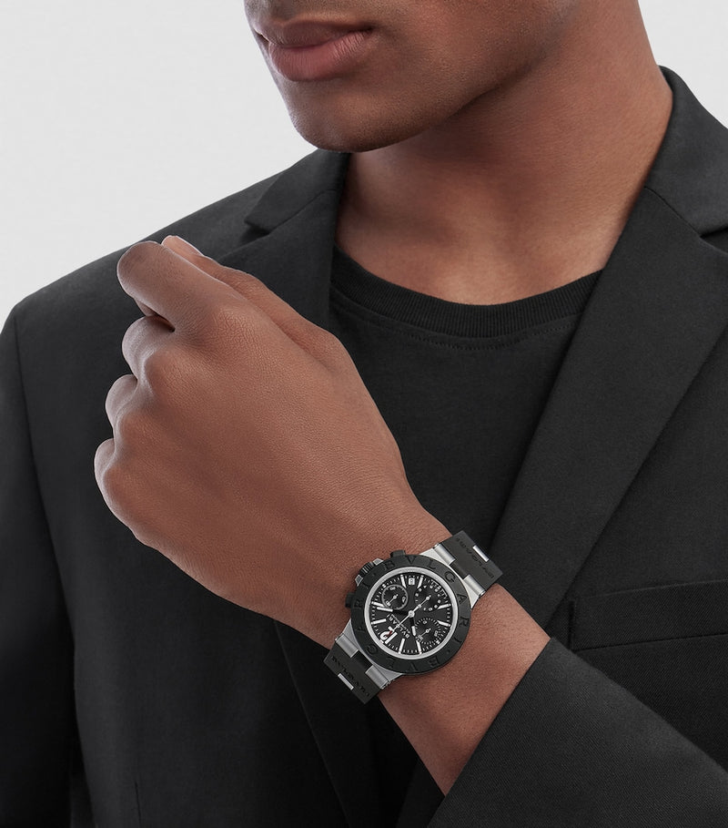 Bvlgari aluminium titanium watch 41mm, imported from the UK