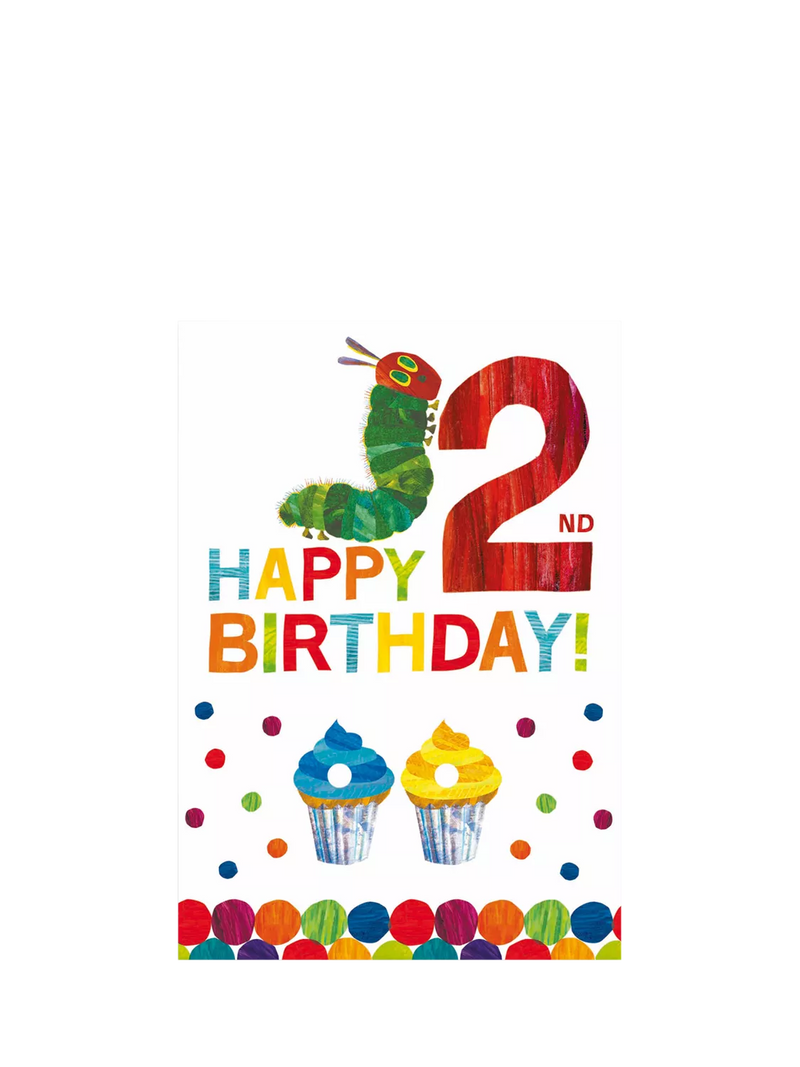 Woodmansterne Caterpillar Cakes 2nd Birthday Card