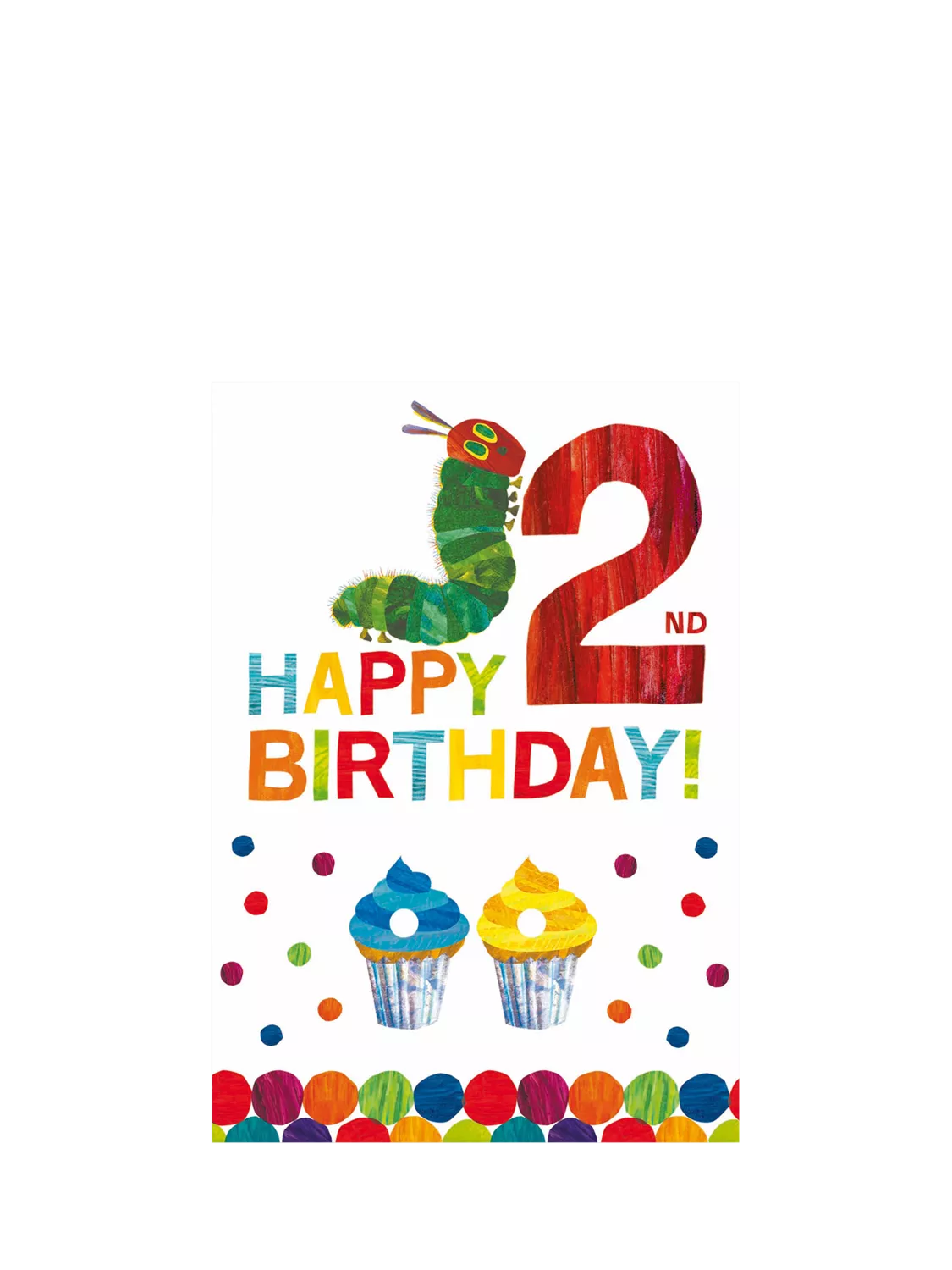 Woodmansterne Caterpillar Cakes 2nd Birthday Card