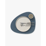 Lind DNA Nupo large leather placemat curved design (British brand)