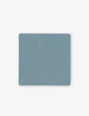 Lind DNA Nupo square leather coaster 10cm, UK version
