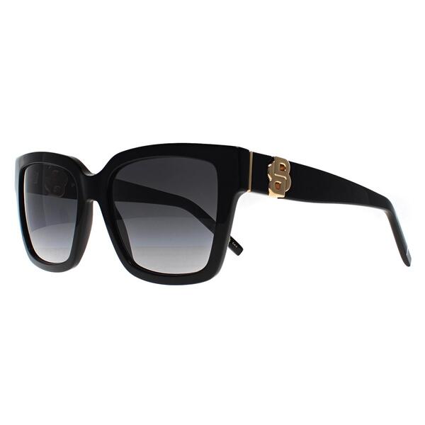 Hugo Boss BOSS 1744/S schwarze Sonnenbrille mit Verlaufsgläsern, importiert aus Großbritannien