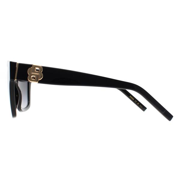 Hugo Boss BOSS 1744/S schwarze Sonnenbrille mit Verlaufsgläsern, importiert aus Großbritannien