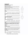 Simplicity misses dress and jumpsuit sewing pattern S9097, UK version