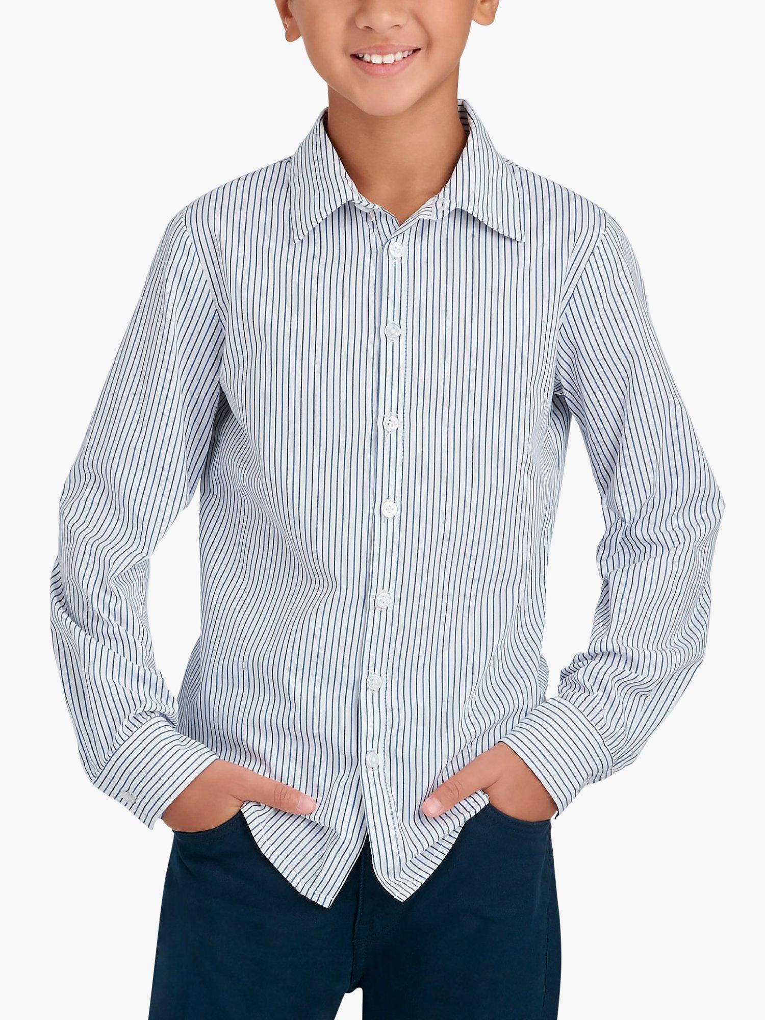 Simplicity S9056 sewing pattern for boys slim fit shirts - British product