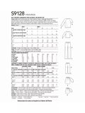 Simplicity sewing pattern for boys' and men's loungewear and bag - British product