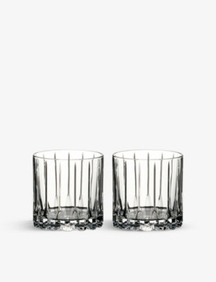 Riedel crystal rocks glasses set of two, UK version