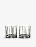 Riedel crystal rocks glasses set of two, UK version