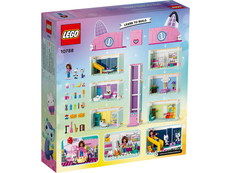 LEGO Gabby's Dollhouse Playset 498 pieces, UK version