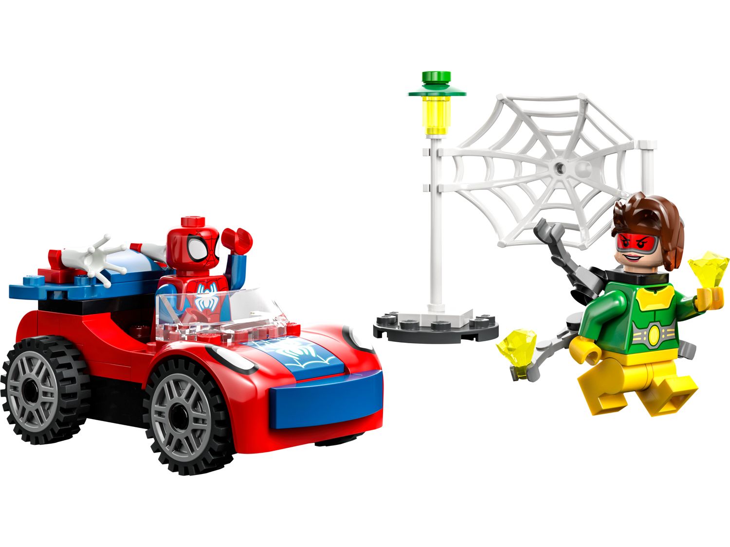 Marvel Spider-Man Car and Doc Ock toy set 48 Pieces (British brand)