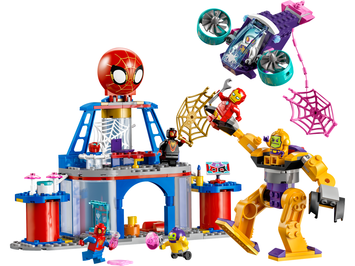 Lego Team Spidey Web Spinner Headquarters 193 Pieces (British brand)