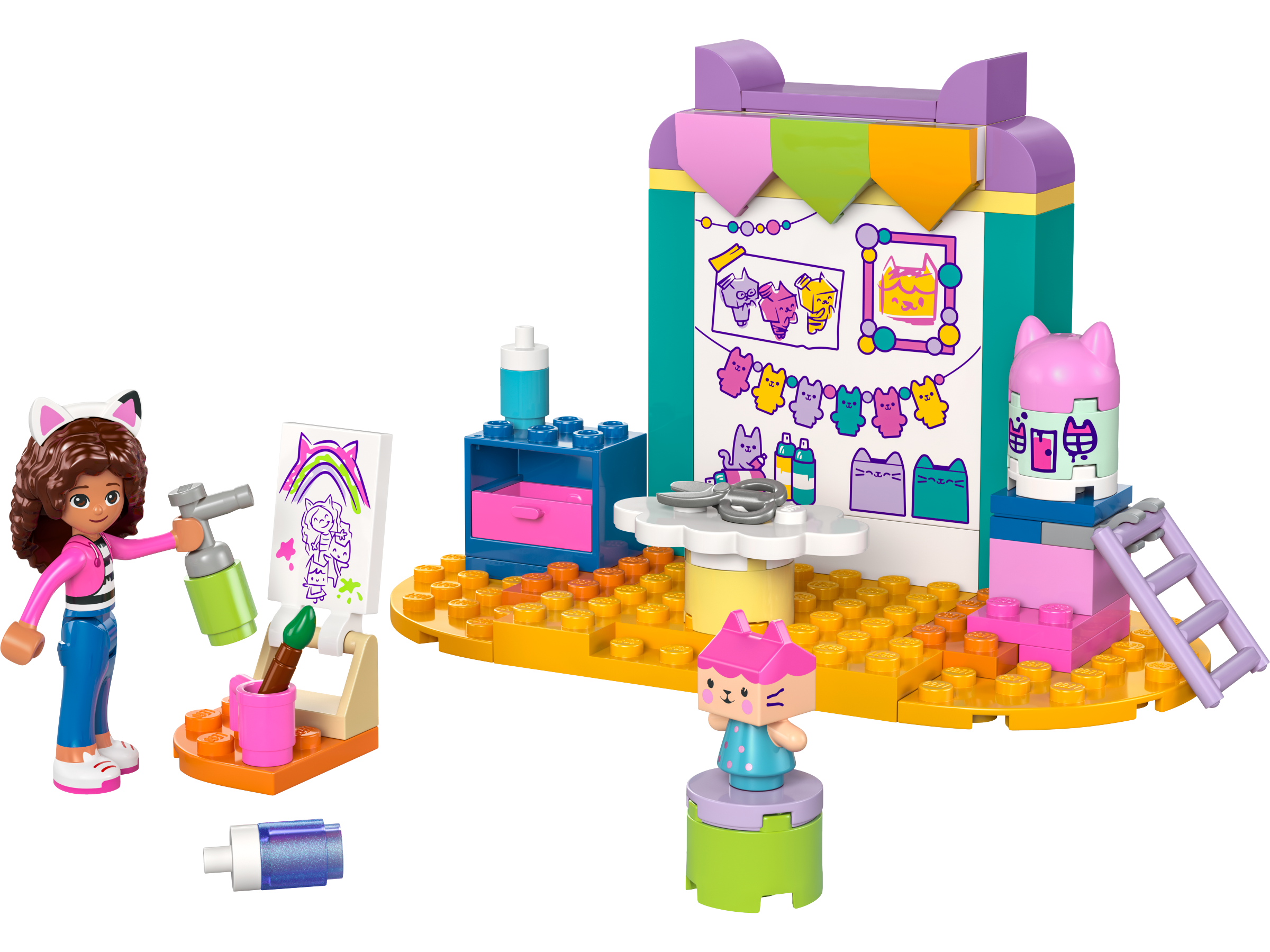 LEGO Gabby's Puppenhaus Basteln mit Baby Box Spielset 60 Teile - Britisches Produkt