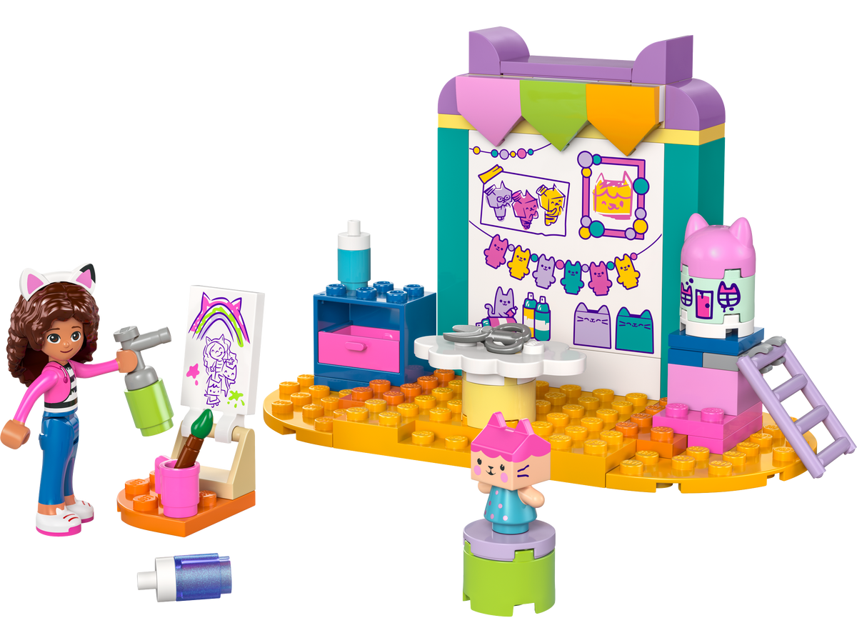 LEGO Gabby's Puppenhaus Basteln mit Baby Box Spielset 60 Teile - Britisches Produkt