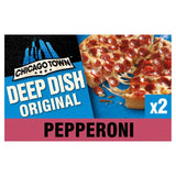 Chicago Town 2 Deep Dish Pepperoni Mini Pizzas   320g GOODS M&S   