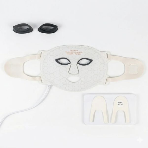 Trendlox White LED Light Face Mask, imported from the UK
