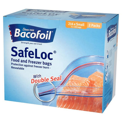 Bacofoil Safeloc Mat- og fryseposer små, mat- og fryseposer 216 stk